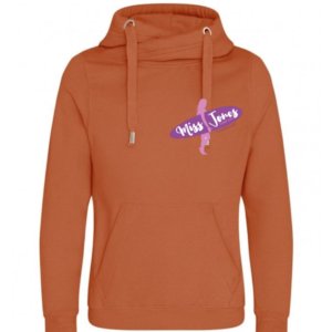 Miss Jones Stitched Logo -Ginger Biscuit - Cross Hood