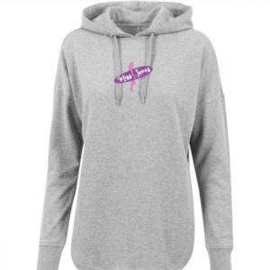 Miss Jones Stitched Logo - Grey - Oversized