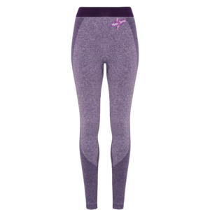Miss Jones - 3D Fit Seamless Sports Leggings  - Purple