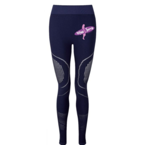 Miss Jones - 3D Seamless Reveal Leggings - Navy
