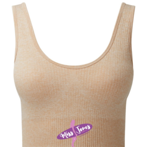 Miss Jones - Seamless 3D Sports Bra - Nude Melange