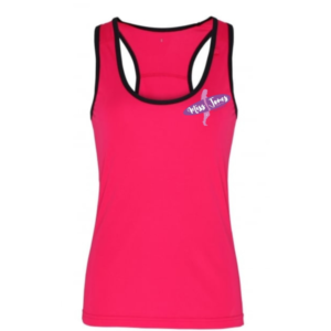 Miss Jones - Panelled Fitness Vest  - Hot Pink