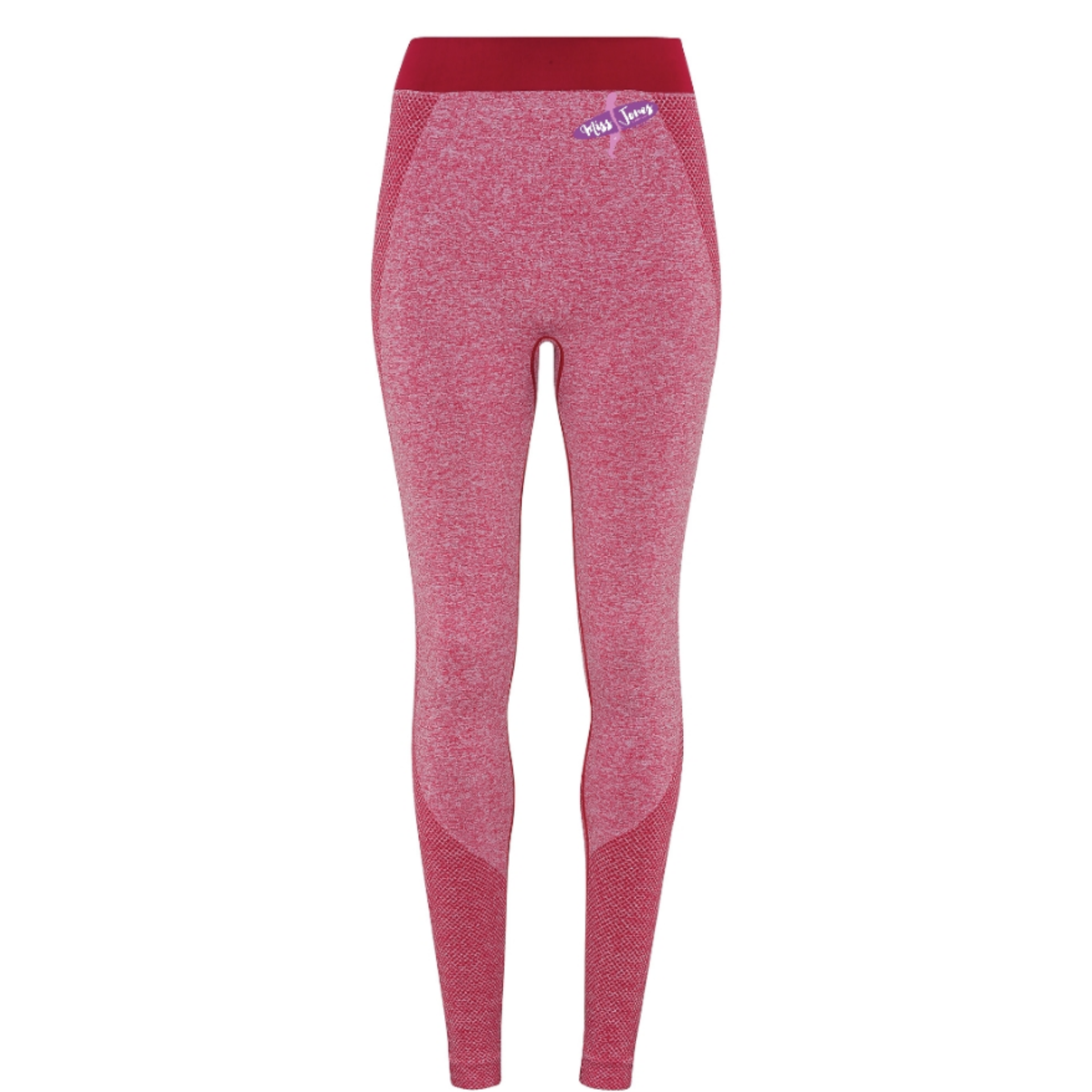 Miss Jones - 3D Fit Seamless Sports Leggings  - Burgundy