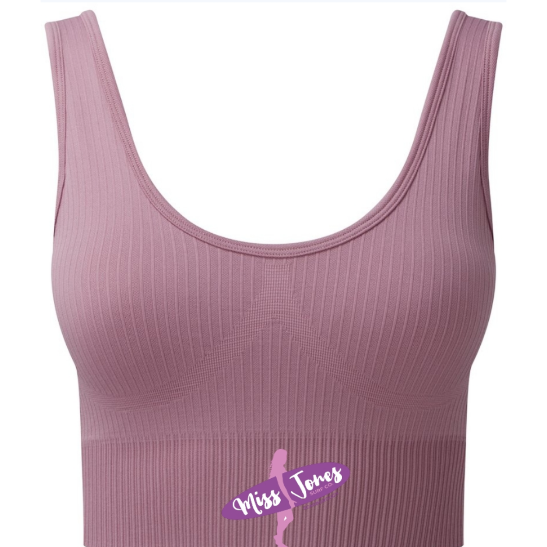 Miss Jones - Seamless 3D Sports Bra - Mauve