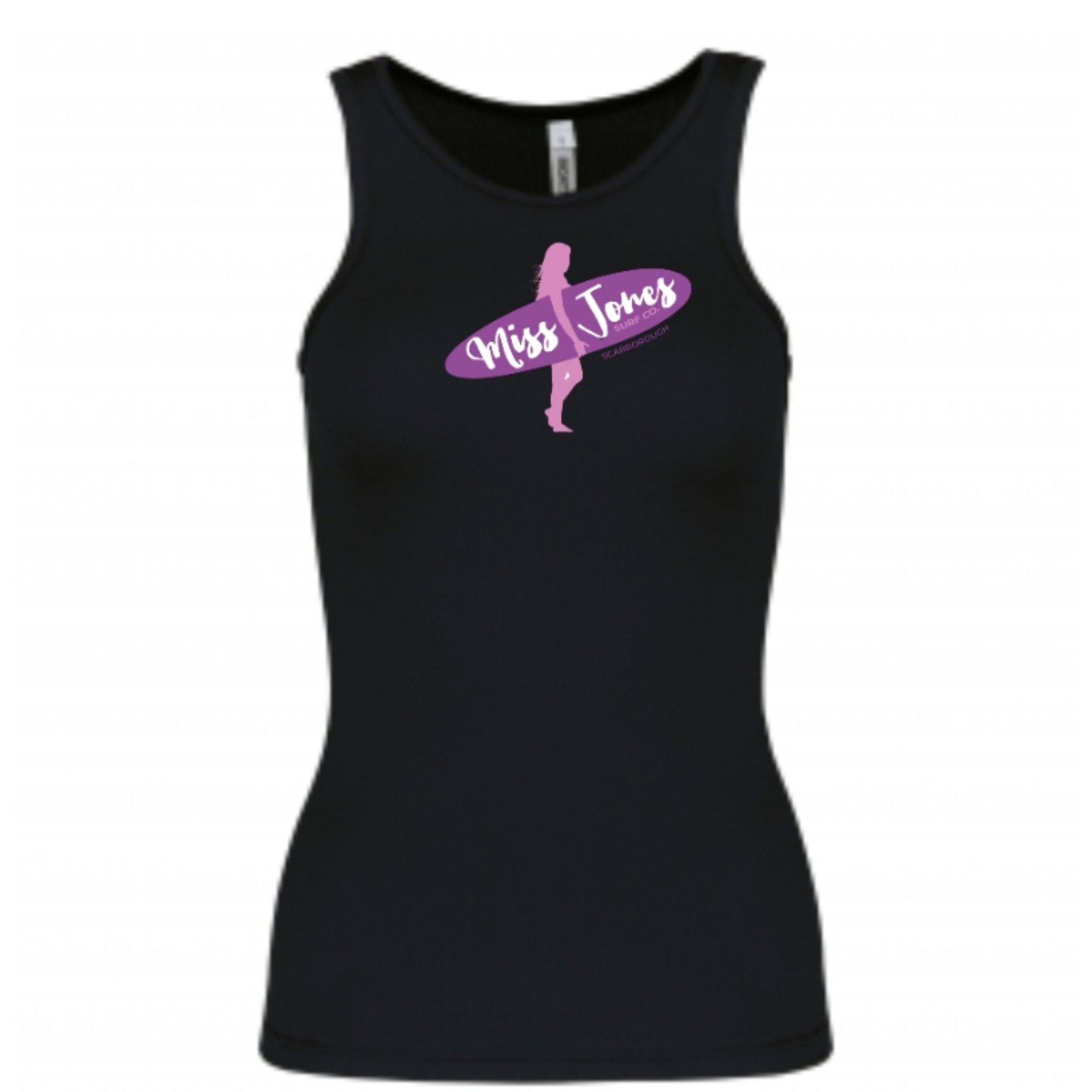 Miss Jones - Quick Dry Sports Vest  - Black