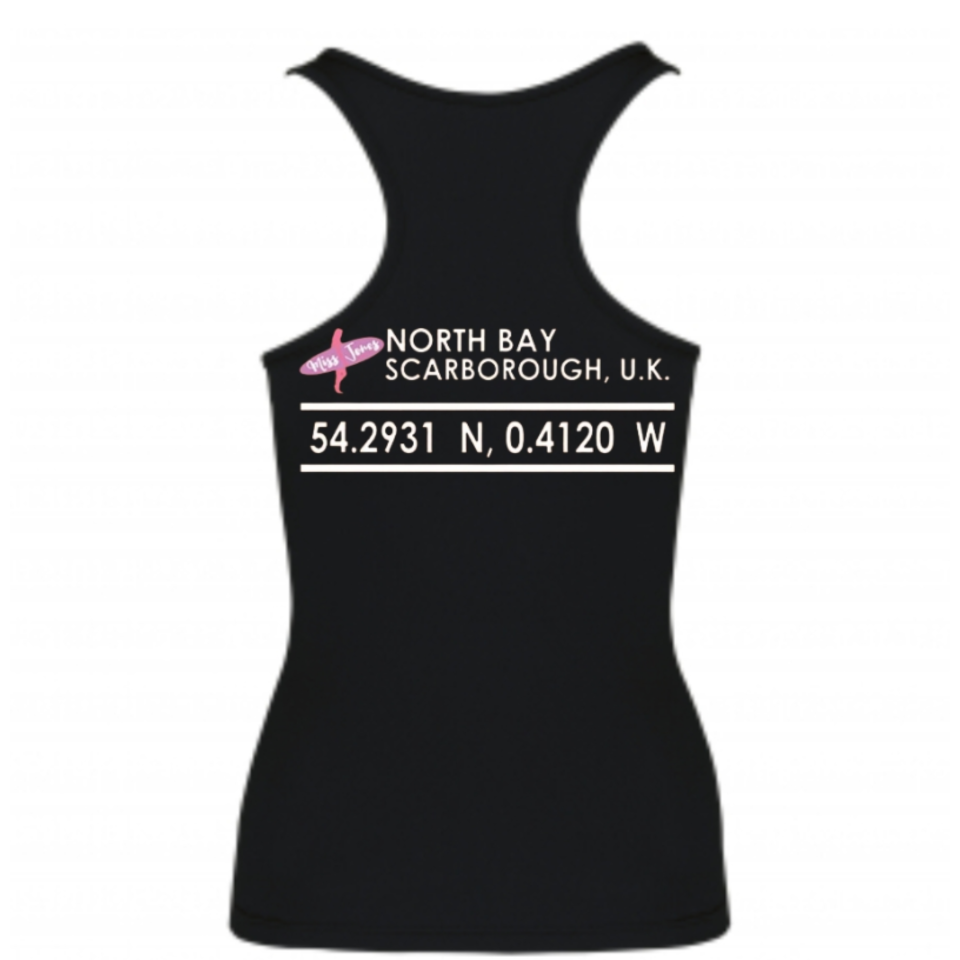 Miss Jones - Quick Dry Sports Vest  - Black - Image 2