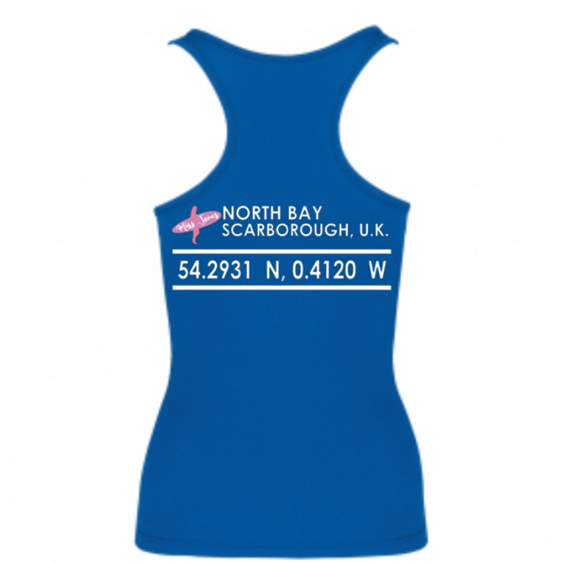 Miss Jones - Quick Dry Sports Vest  - Blue - Image 2