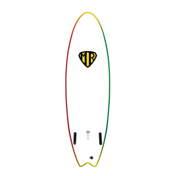 Ocean & Earth / Mr Ezi Rider Rasta / Twin Fin Softboard / 6'6 - Image 3