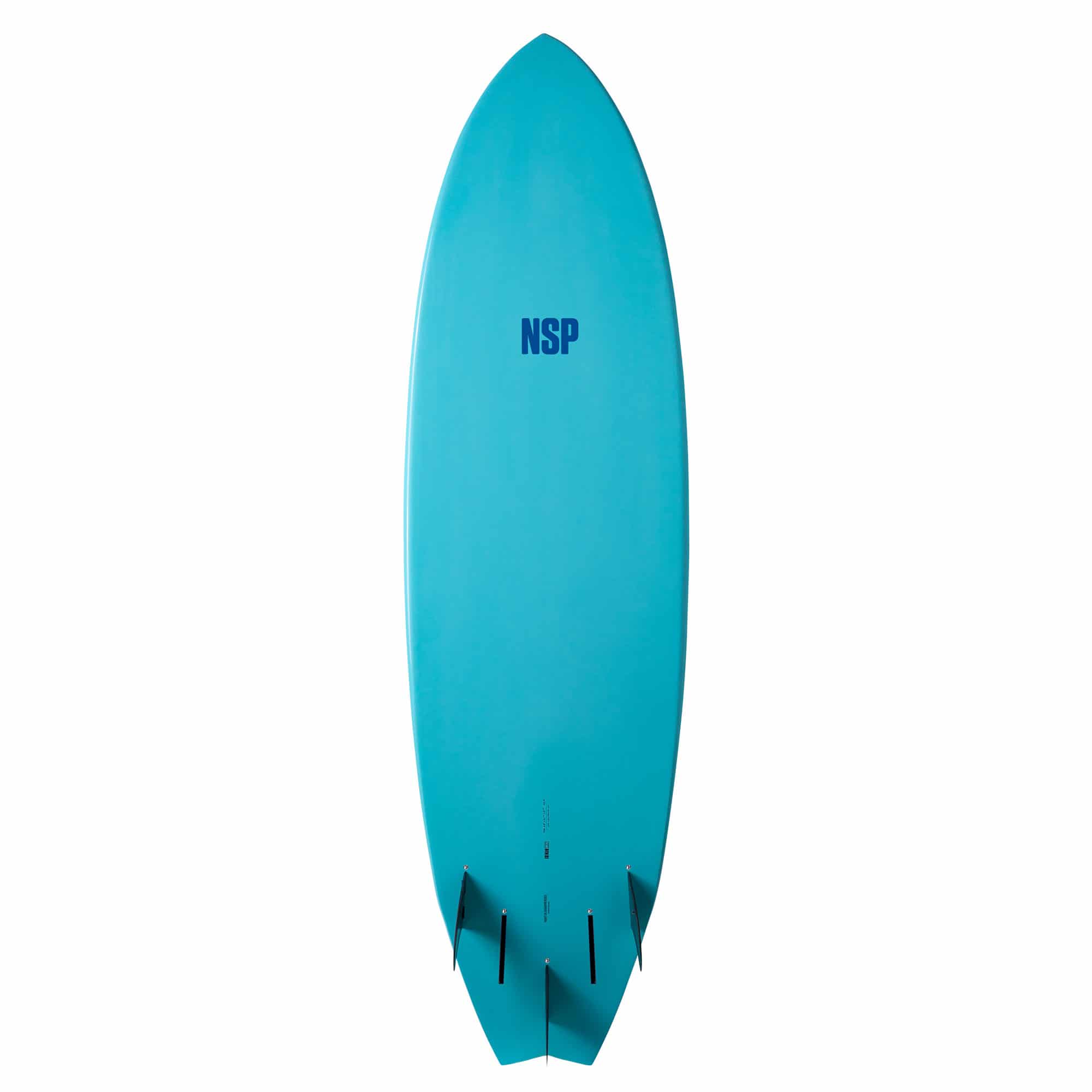 NSP / ELEMENTS FISH / QUAD Fin Surfboard / 6'8 - Image 4