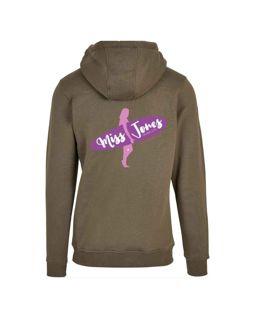 Miss Jones Stitched Logo - Olive - 100% Organic - Image 2