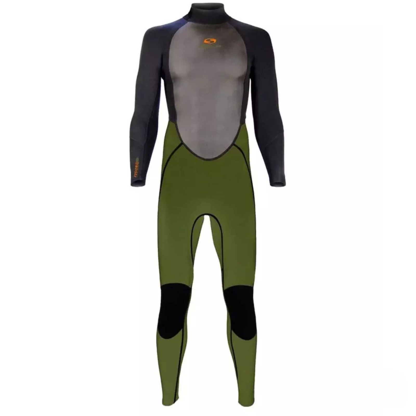 Sola / Fusion / 3-2mm / Back Zip / Black / Khaki
