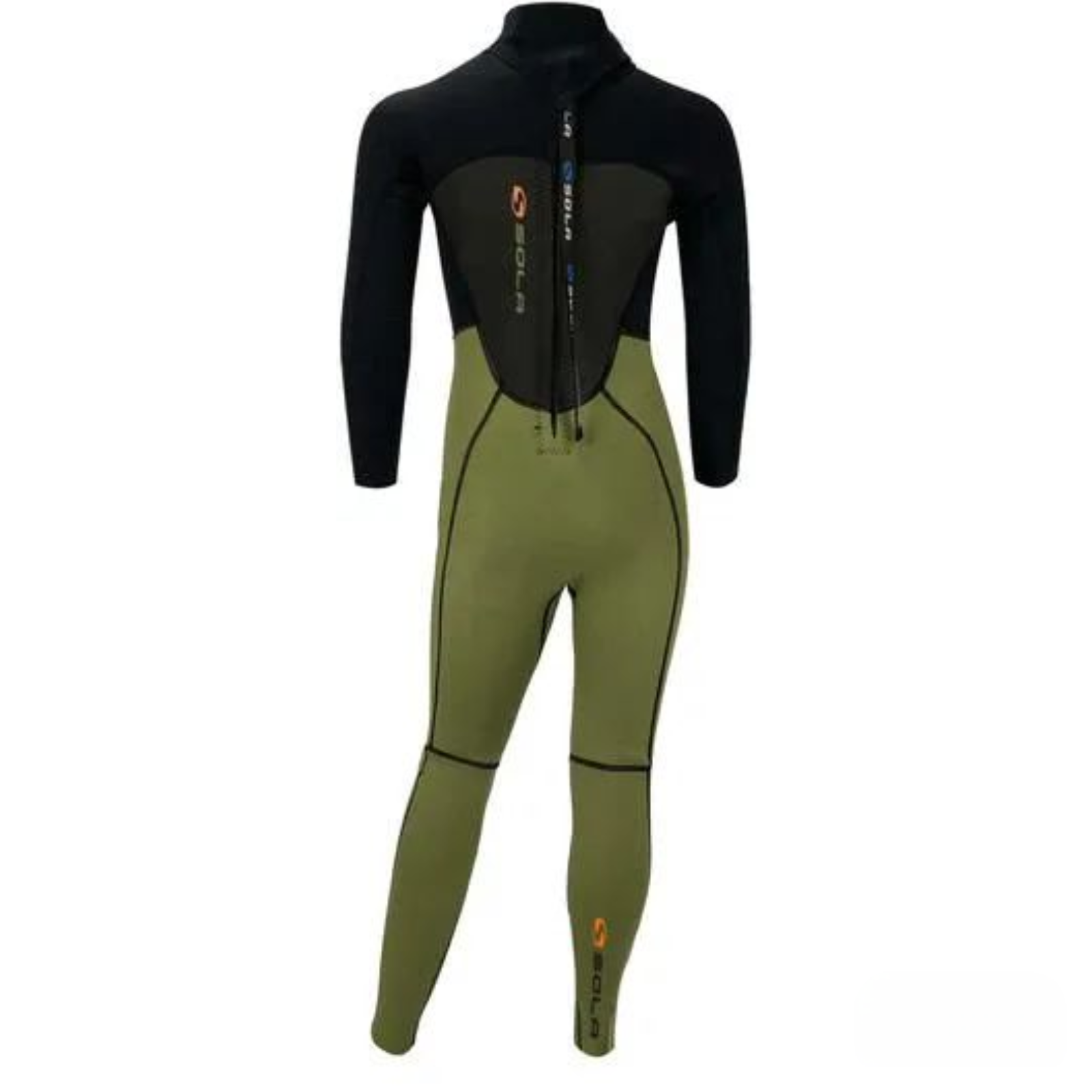 Sola / Fusion / 3-2mm / Back Zip / Black / Khaki - Image 2