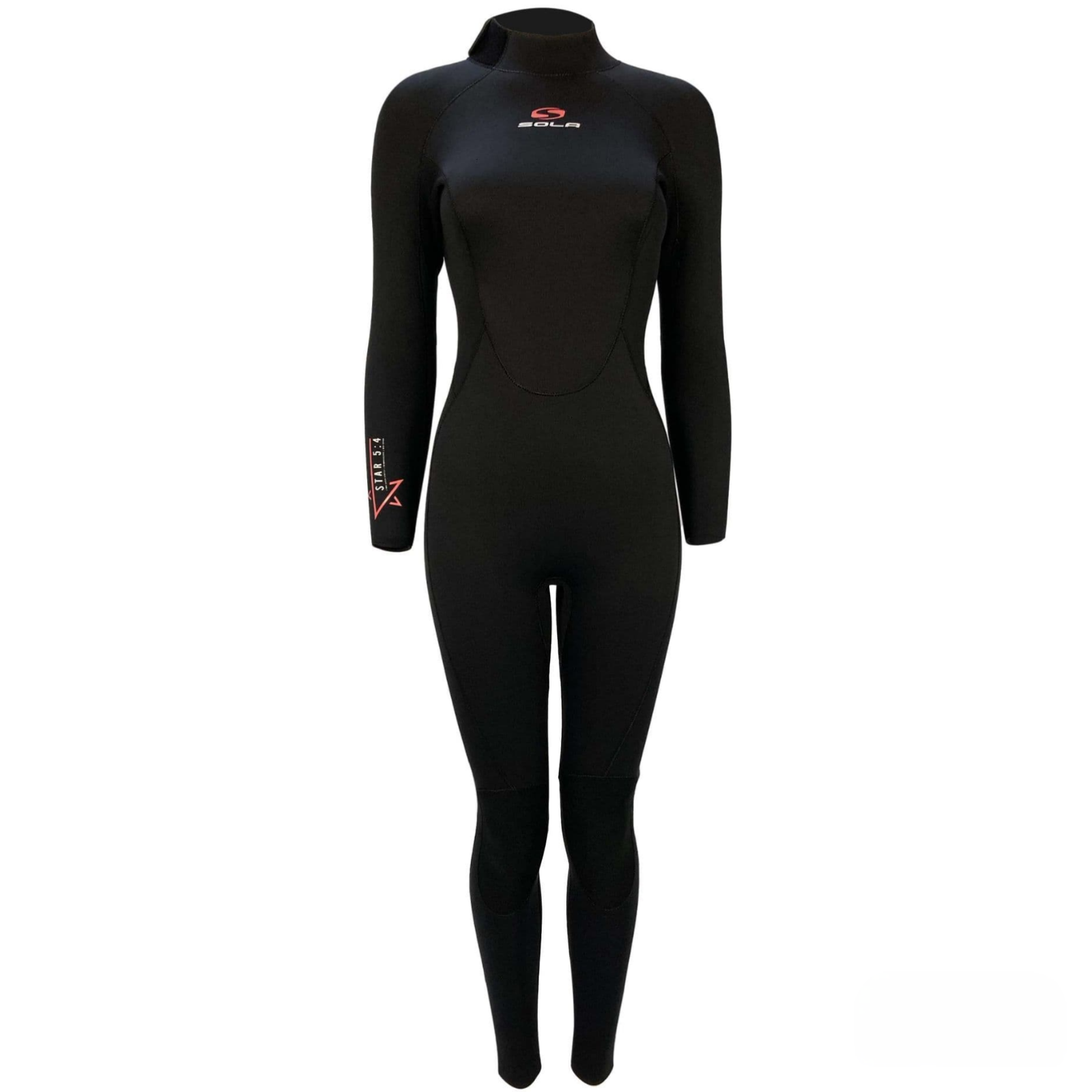 Sola / Star / 5-4mm / Back Zip / Black