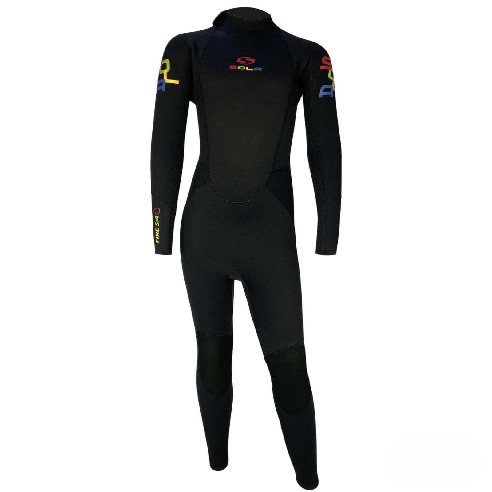 Sola / Fire / 5-4mm / Back Zip / Black