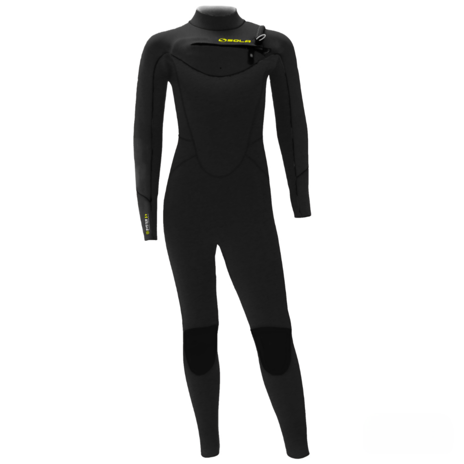Sola / System / 5-4mm / Front Zip / Black