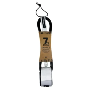 Sola 7ft - 7mm surfboard leash - Black