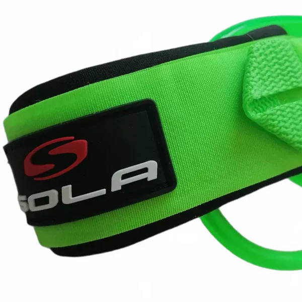 Sola 6ft - 7mm surfboard leash - Green - Image 3
